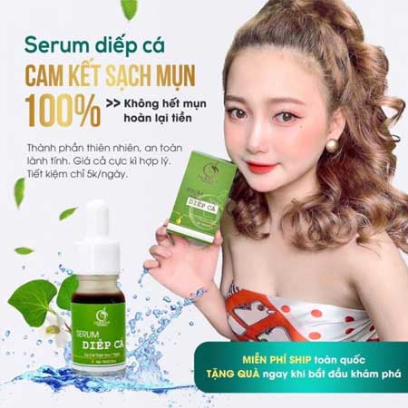 serum trị mụn diếp cá igreen