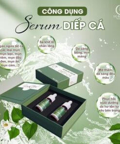 serum trị mụn diếp cá igreen trị mụn, trị thâm, không gây bong tróc, dị ứng mẩn ngứa, dành cho mọi loại da, da dầu, mẹ bầu, em bé đều sử dụng được.