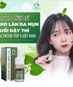 serum trị mụn diếp cá igreen - giải pháp tự nhiên cho làn da sáng khỏe, không tì vết