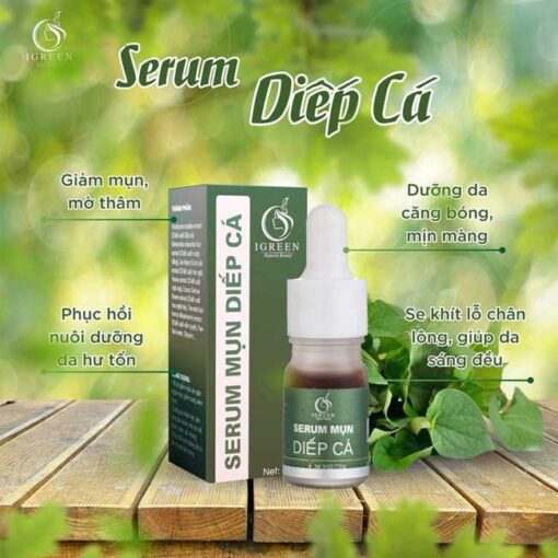 serum trị mụn diếp cá igreen - giải pháp tự nhiên cho làn da sáng khỏe, không tì vết