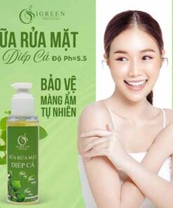 sữa rửa mặt diếp cá igreen sạch khuẩn bã nhờn dịu nhẹ giảm sưng giúp da mềm mịn se khít lỗ chân lông