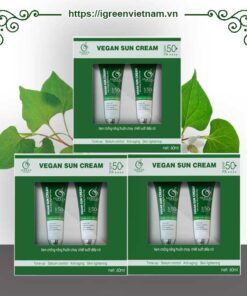 Kem chống nắng thuần chay Igreen 60ml - SPF50+ Bảo vệ da trước UVA UVB