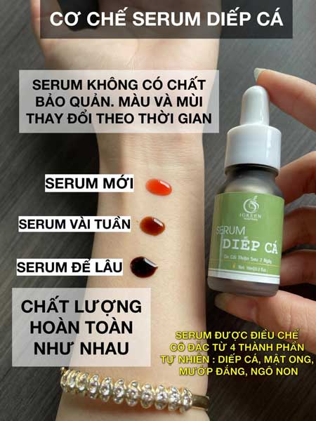 serum trị mụn diếp cá igreen