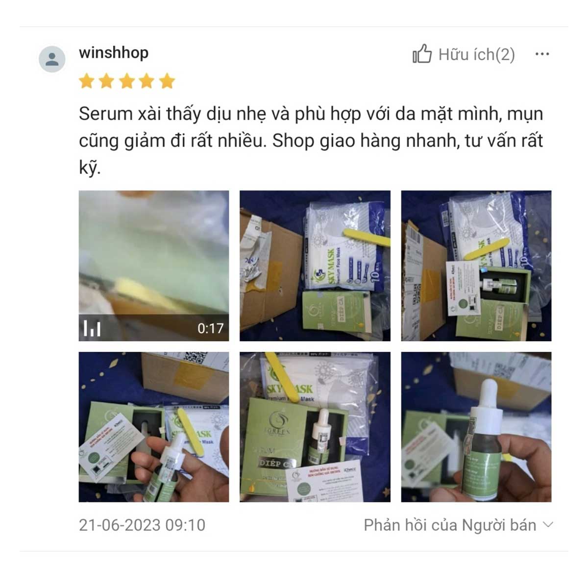 serum diếp cá igreen