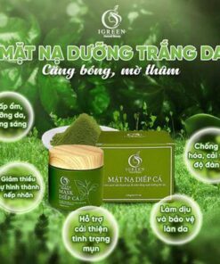 mặt nạ diếp cá igreen - bí quyết cho làn da sáng mịn tự nhiên